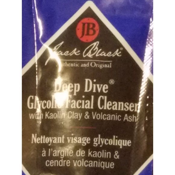 Deep Dive Glycolic Facial Cleanser Jack Black w/Kaolin Clay & Volcanic Ash 5 ml - Picture 2 of 4